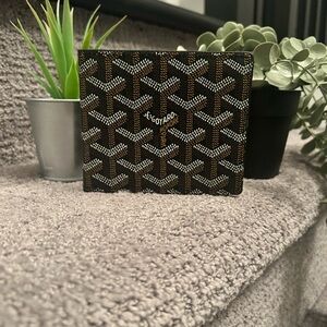 Goyard Tan Leather Card Holder